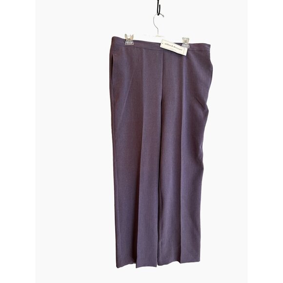 ✅3/$20 Deal-ALFRED DUNNER Classic Fit Pants - Plum Color - New!  Women's 14- - Picture 2 of 9
